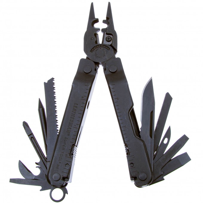 Мультитул LEATHERMAN SUPER TOOL 300 EOD BLACK с нейлоновым чехлом 831369
